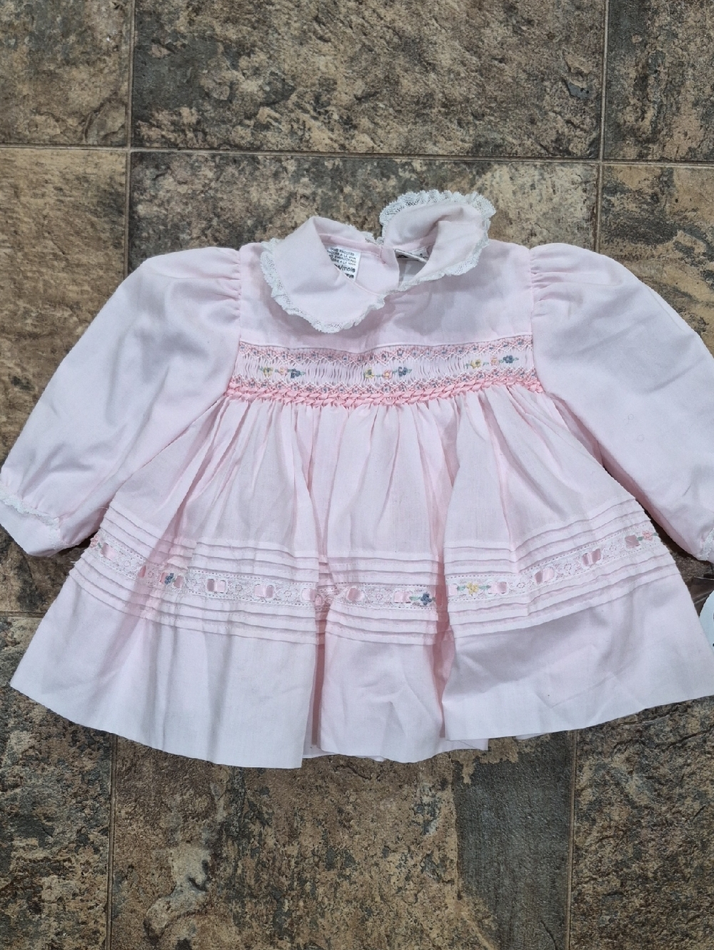NWT Sarah Louise Smocked DRESS 3MOS